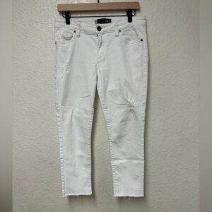 ⚡️Buy 2 Get 2 Free ⚡️ KUT FROM THE KLOTH Amy Cropped Straight Leg Jeans Size 8